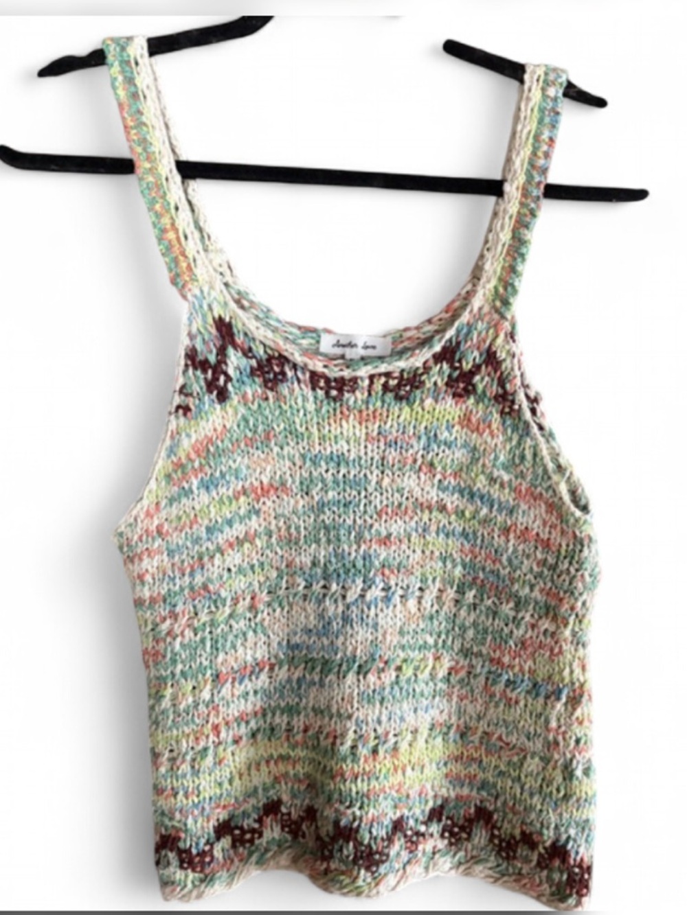 Another Love Multicolor Knit Tank Top